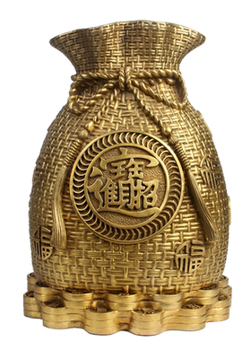 纯铜摆件风水元宝存钱罐