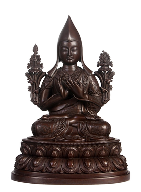 摆件纯铜藏传宗喀巴大师