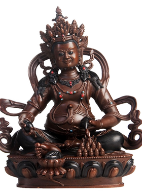 纯铜佛像摆件密宗尼泊尔大财神