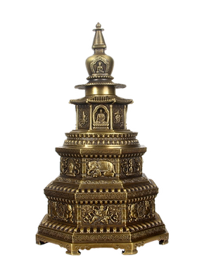 祈福黄铜舍利塔风水供奉工艺礼品