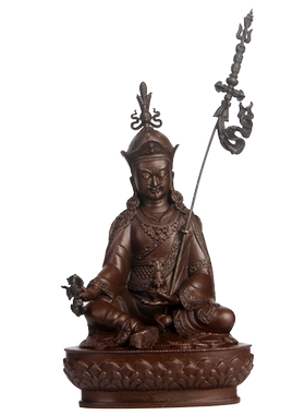 莲花生大士摆件密宗供奉铜佛像