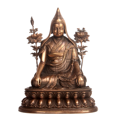 紫铜龙钦巴大师佛像摆件