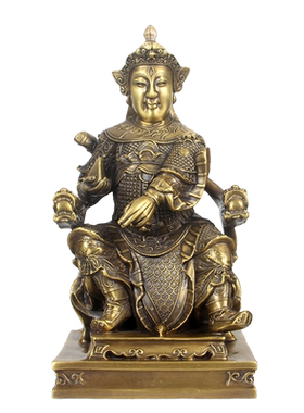 真古意华光大帝马灵耀纯铜工艺品