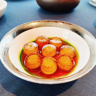 小菊花海蜇头高端酒店会所摆盘非即食海蜇花凉拌食用水母400g商用