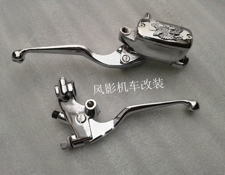 机车CA250 XV250 大地鹰王 22mm车把通用改装煞车上泵 离合座