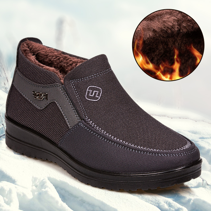 老北京布鞋冬季男士中老年爸爸加絨加厚保暖防滑老人老頭爺爺棉鞋在類目 流行男鞋, 高幫鞋中 - 來自Buy2taobao.com提供專業的淘寶代購服務