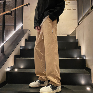 港风春男士休闲裤紧密水洗棉高性价比直筒工装男裤XZ1111-316P45图片