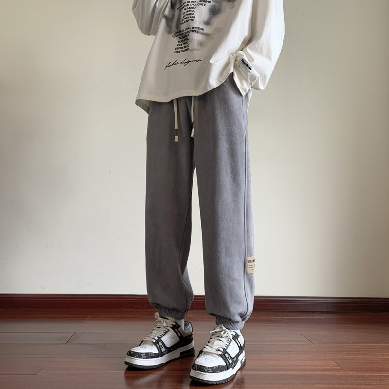 男士宽松卫裤个性休闲运动裤韩版束脚裤潮XZ1111~661P45,男装休闲裤,星座1106-3（原星座1111）
