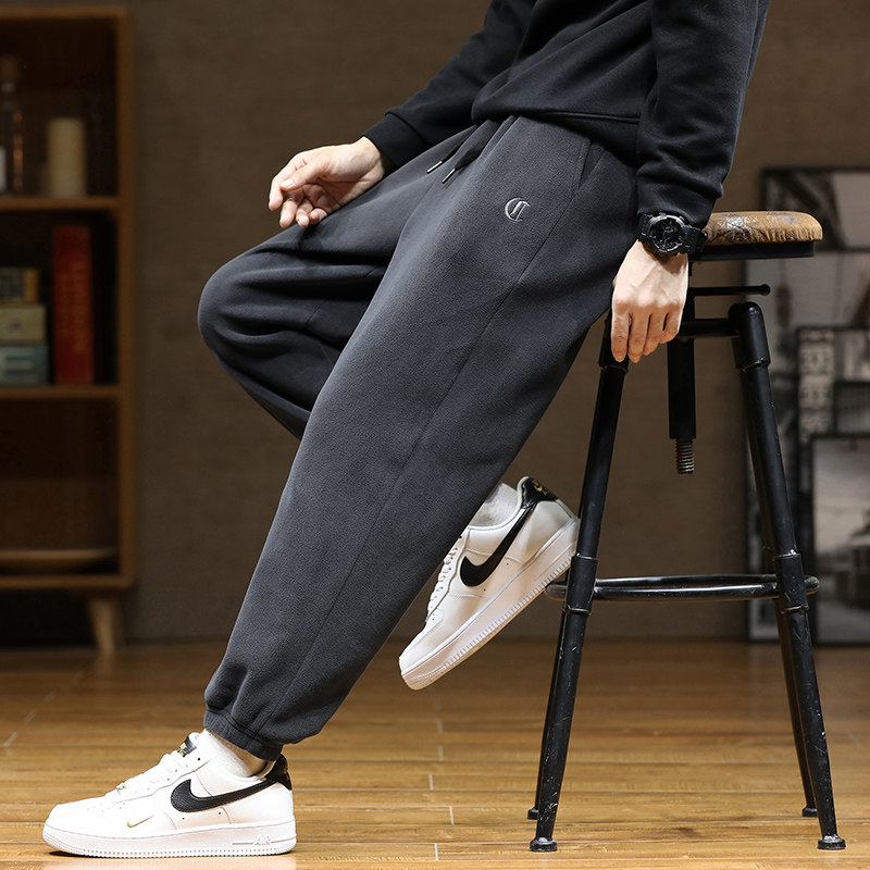 奥利绒加厚加绒男卫裤潮流休闲男裤青春流行男长裤K2810P50,男装休闲裤,星座1106-3（原星座1111）