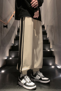 秋季新款男士宽松卫裤个性休闲运动裤韩版束脚裤潮XZ1111~656P45图片