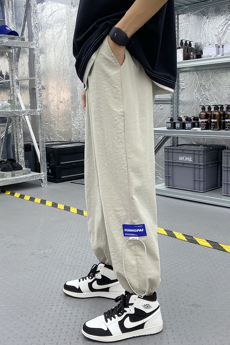 薄款韩版潮流薄款束脚卫裤男士九分裤1537,男装休闲裤,星座1106-3（原星座1111）