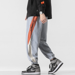 无影/男潮牌宽松休闲裤 韩版直筒束脚裤A2107,男装休闲裤,星座1106-3（原星座1111）