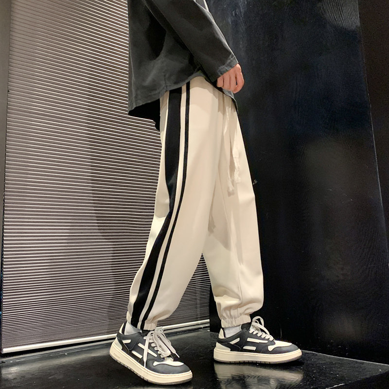 春季新款男士宽松卫裤个性休闲运动裤韩版束脚裤潮XZ1111~656P45,男装休闲裤,星座1106-3（原星座1111）