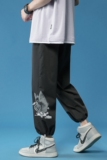 夏季薄款韩版潮流薄款束脚卫裤男士九分裤1536，男装休闲裤，星座1106-3（原星座1111）