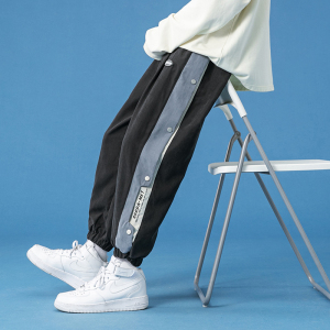 秋季男裤潮流直筒裤 束脚裤A2108,男装休闲裤,星座1106-3（原星座1111）