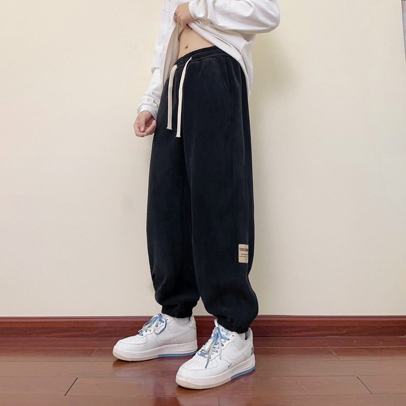 秋冬新款运动男裤卫裤男士休闲长裤直筒宽松束脚裤抽绳K629P48,男装休闲裤,星座1106-3（原星座1111）