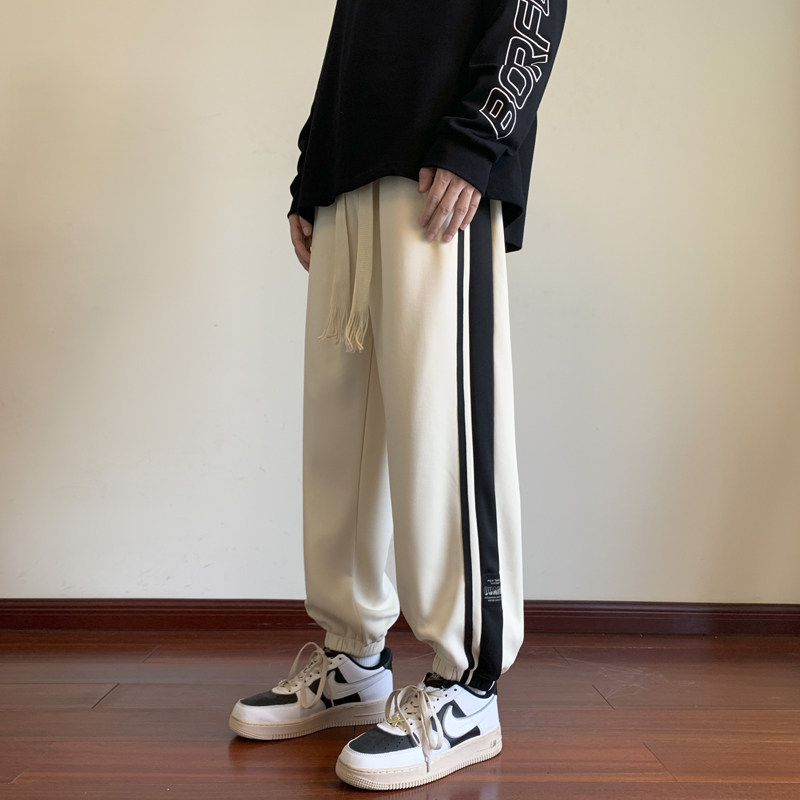 秋季新款男士宽松卫裤个性休闲运动裤韩版束脚裤潮XZ1111~656P45,男装休闲裤,星座1106-3（原星座1111）