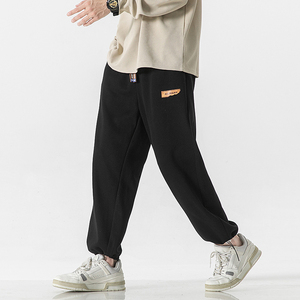 春季运动卫裤长裤拖地休闲男女直筒潮抽绳XZ1111-K223P33图片