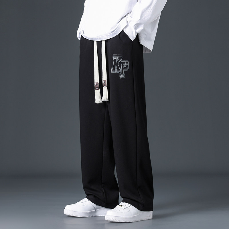 秋季男休闲卫裤长裤拖地裤男直筒裤潮XZ1111K302P40,男装休闲裤,星座1106-3（原星座1111）