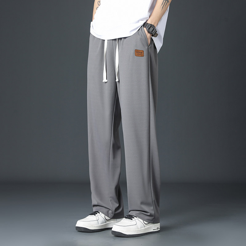 男士冰丝休闲裤男宽松休闲长裤2311P30,男装休闲裤,星座1106-3（原星座1111）
