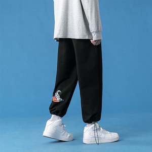 韩版宽松休闲长裤男潮流百搭束脚直筒裤男裤,男装休闲裤,星座1106-3（原星座1111）