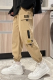 港风/男个性拼料宽松多袋裤工装裤K72P35，男装休闲裤，星座1106-3（原星座1111）