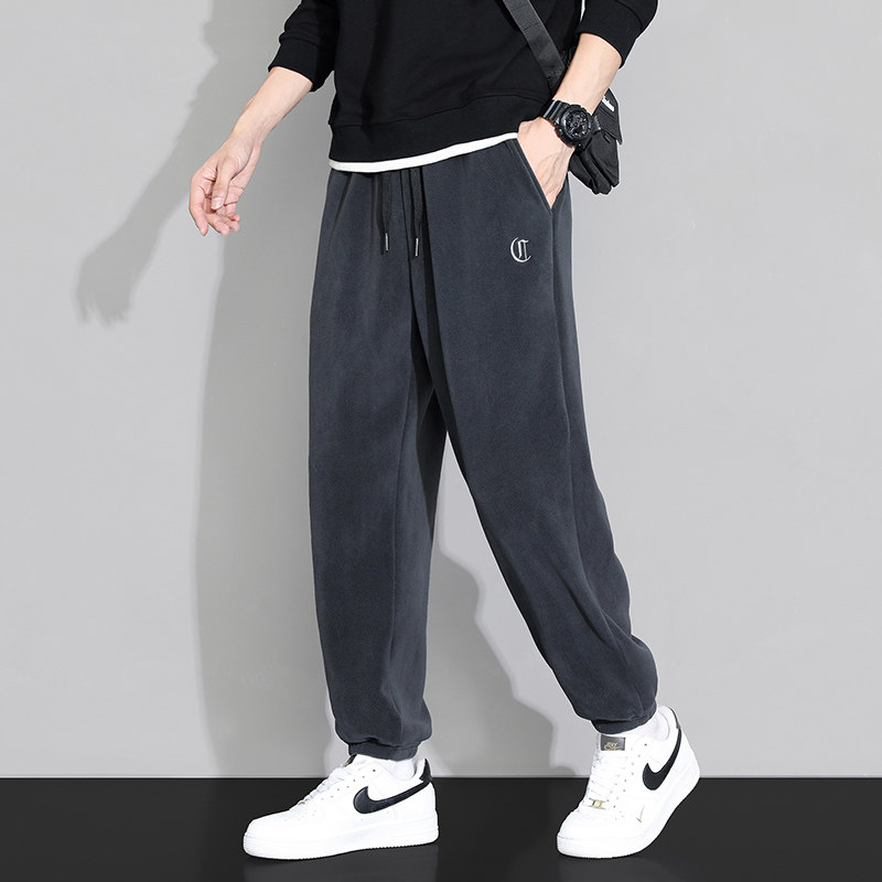 奥利绒加厚加绒男裤卫裤潮流休闲男裤青春流行男长裤K2810P50,男装休闲裤,星座1106-3（原星座1111）