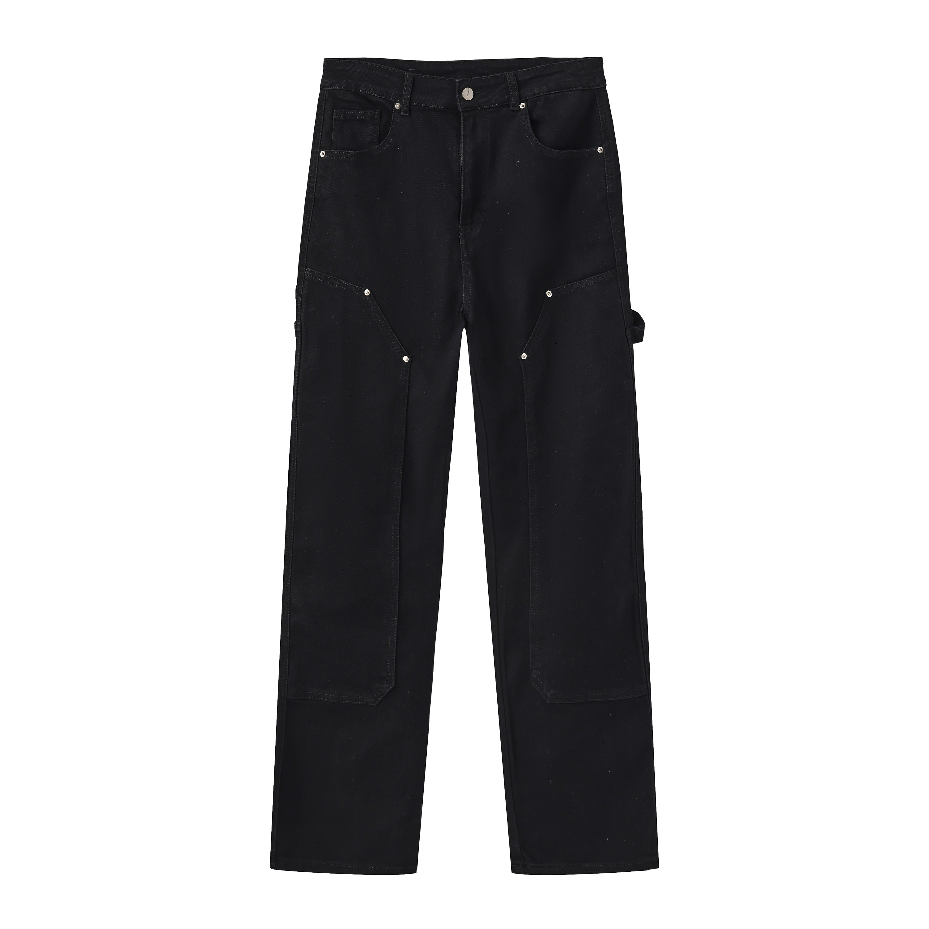 HELIPORT停机坪 基础多口袋伐木裤男女高街美式微喇叭直筒裤