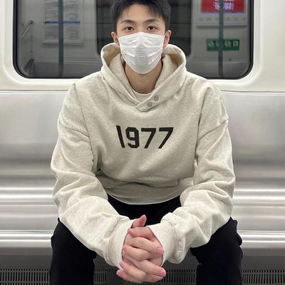 HELIPORT停机坪HLPT支线 1977纽扣卫衣男女潮牌经典套头连帽上衣