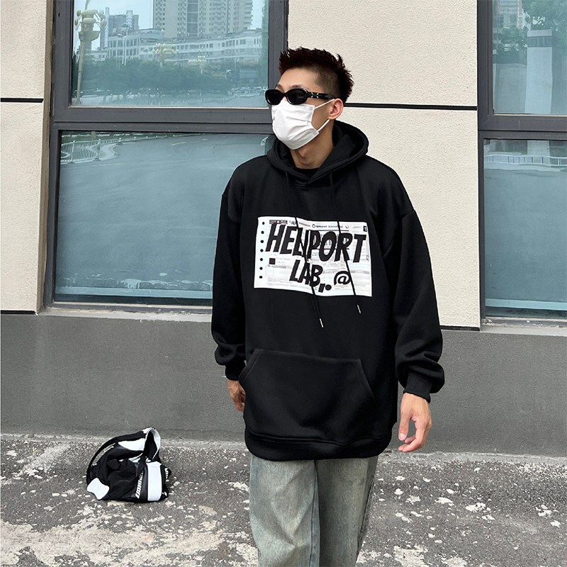 HELIPORT停机坪物流草图帽衫