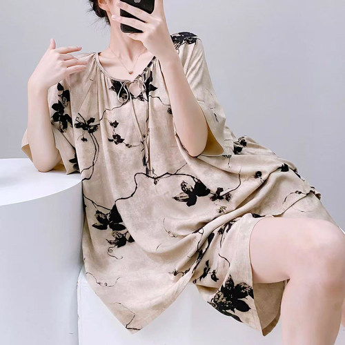 夏季云朵棉凉感可外穿家居服套装