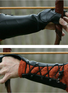 欧洲中世纪系带PU皮革射箭护腕护具话剧演绎摄影写真道具Bracers