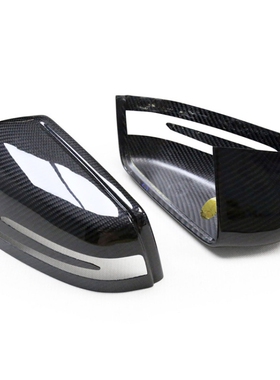 适用于奔驰W463 G500 G63 G级 GLE GLS R级干碳碳纤维后视镜壳 罩