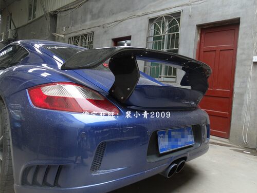 保时捷汽车987Cayman尾翼碳纤维