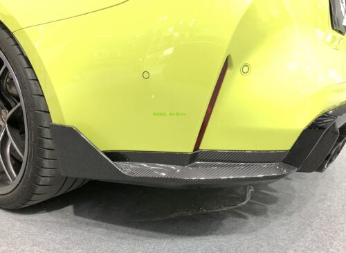 适用M3G80宝马干碳纤维后杠包角