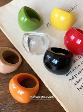 树脂几何简约森系设计感清新时尚