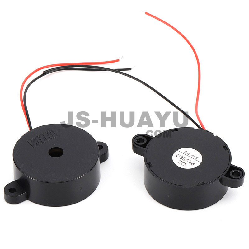 HYD-4216 3-24V 48V通电响42*16mm引线 高分贝 压电有源蜂鸣器