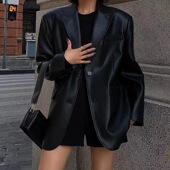 中长款 羊皮高级感宽松廓版 新款 今年流行特惠真皮皮衣4101春秋时尚