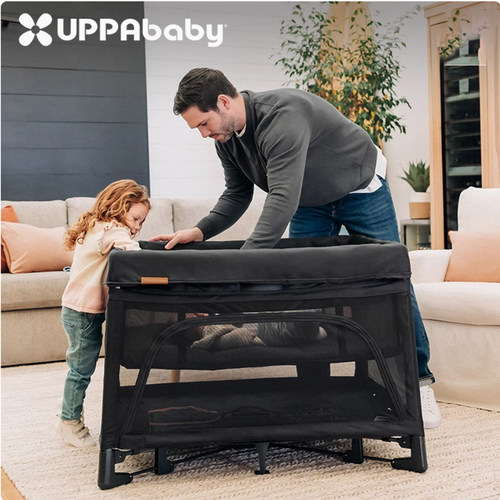 Uppababy婴儿床Remi轻便新生儿小睡床可折叠童床两用BB宝宝游戏床