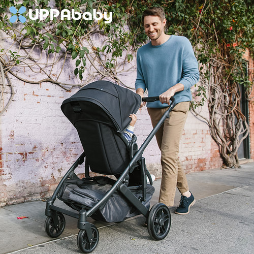 双向可坐躺铝合金婴儿车Uppababy