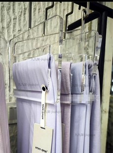 围巾圈布料样品展示架 布匹围巾吊布卡 裤子家纺包装纸布展架定制