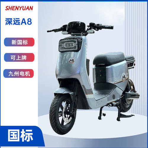 深远A8电动车新国标可上牌外卖骑手长续航家用载人载物载重电瓶车