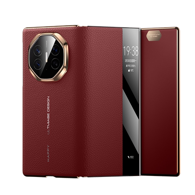 现货适配华为MateXT非凡大师手机壳新款华为三折叠屏xt保护套真皮超薄防摔顺丰matext全包官方商务高级感男女