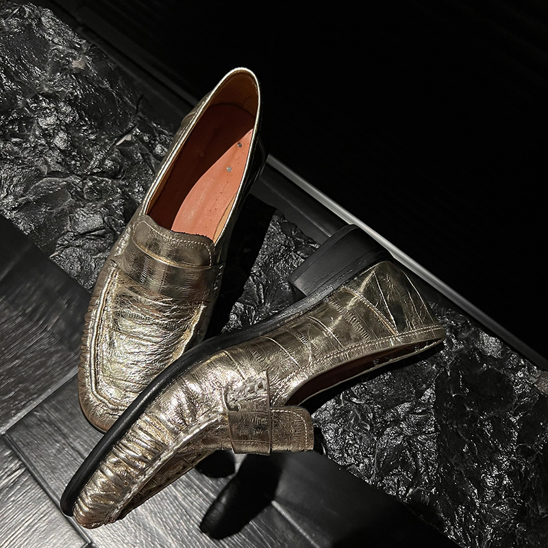 设计师手工定制里外全皮真皮鞋底