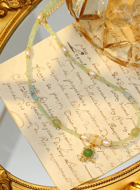 XKDDCT新中式手工只做绿玛瑙吊坠