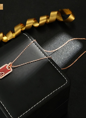 XKDDCT新款轻奢款葫芦无事牌项链