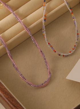 XKDDCT彩色串珠女百搭质高级感骨