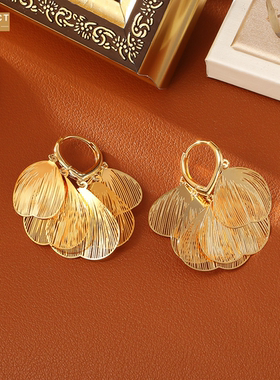 XKDDCT24K蝶翼叶片项链高级感精