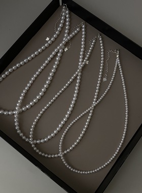 XKDDCT施家正圆无暇强光项链百搭