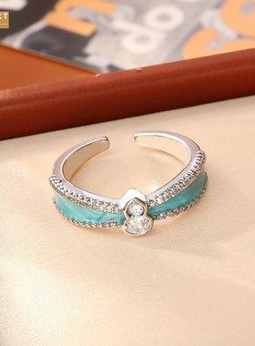 XKDDCT铜镀真金福禄葫芦开口戒指